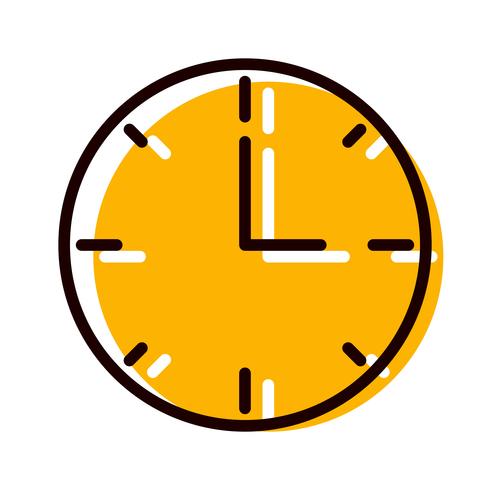 Diseño de icono de reloj vector