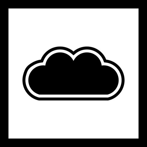 Diseño de iconos en la nube vector