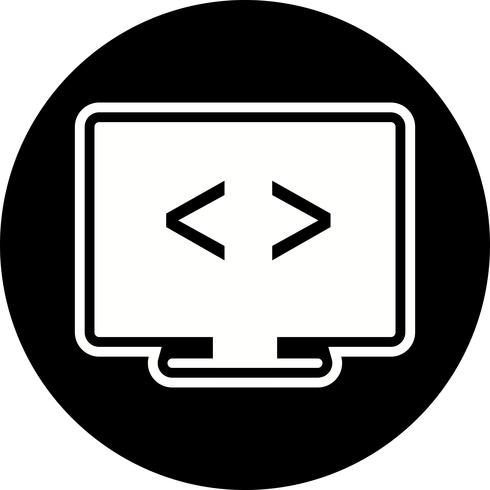 Code optimization Icon Design vector