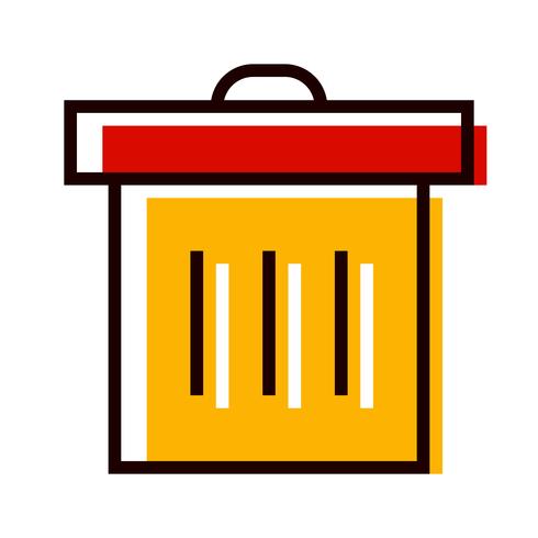 Trash Icon Design vector