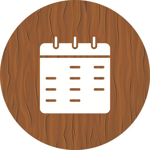 Diseño de icono de calendario vector