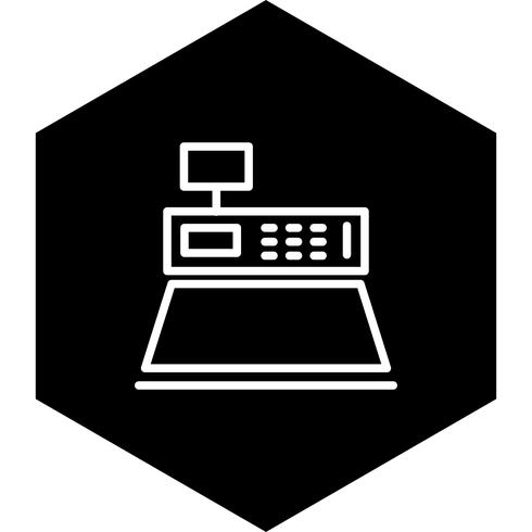  Cash Counter Icon Design vector