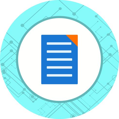 Document Icon Design vector