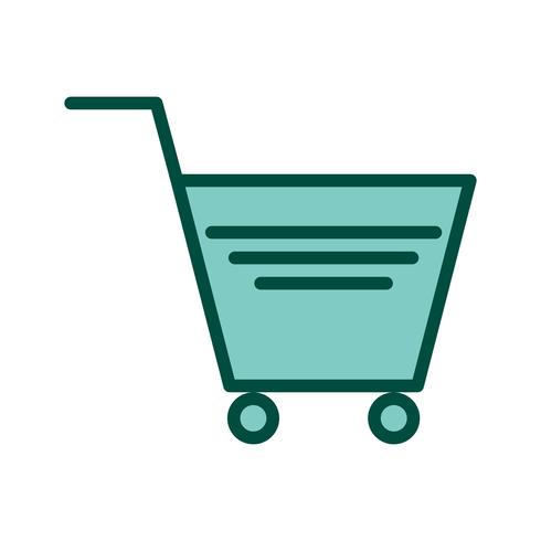 Carrito de compras Icono de diseño vector