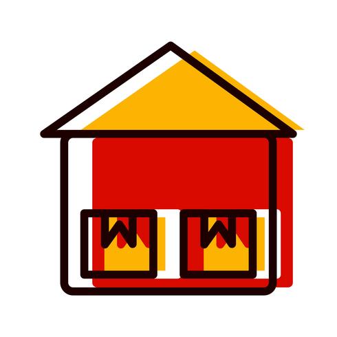 Storage Unit Icon Design vector