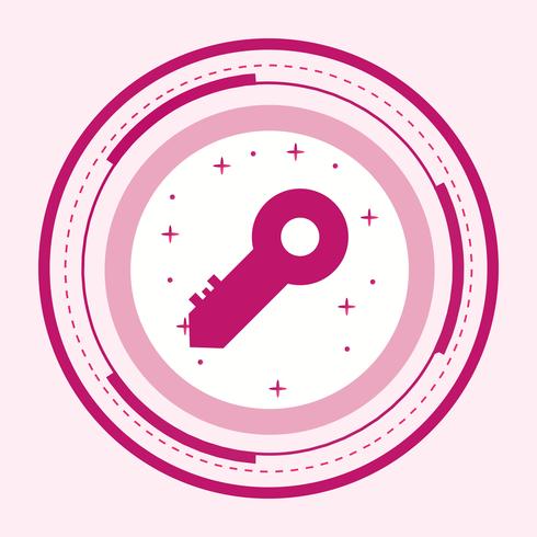  Key Icon Design vector