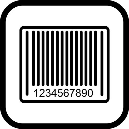 Barcode Icon Design vector