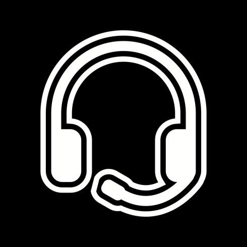 Headphones Icon Design vector