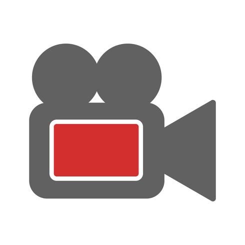 Video Camera Icon Design vector