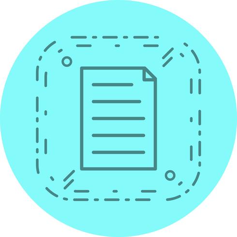 Document Icon Design vector