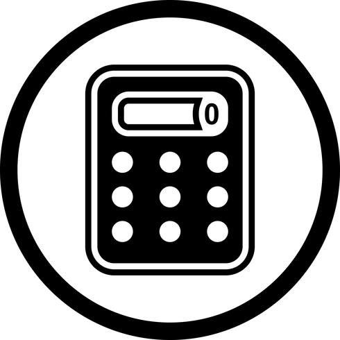 Diseño de iconos de calculadora vector