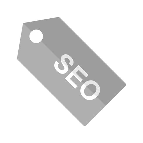 SEO Tag Icon Design vector