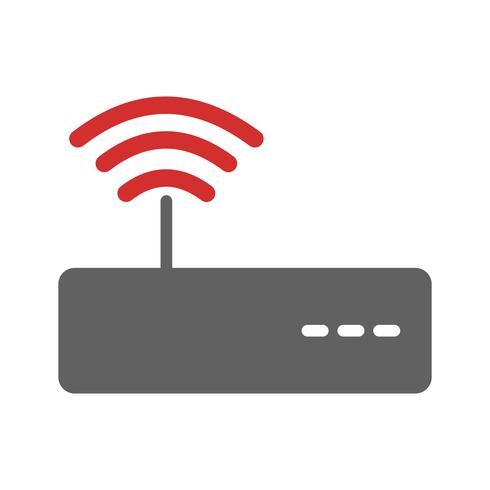 Diseño de icono de wifi vector