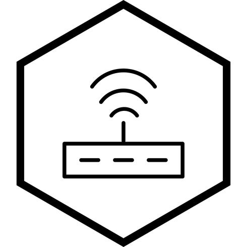  Router Icon Design vector