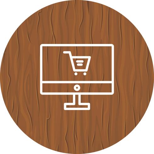 Online Shopping Icon Design vector