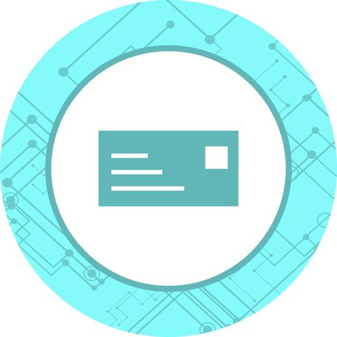 Diseño de icono de tarjeta de identificación vector