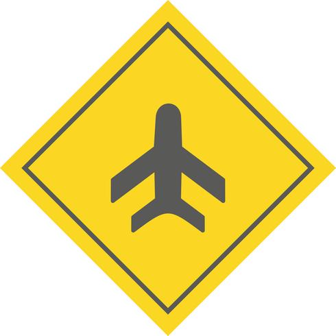 Diseño de icono de avión vector