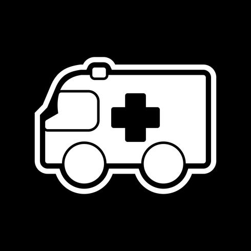 Ambulancia Icon Design vector