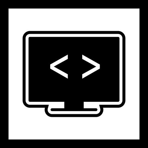 Code optimization Icon Design vector