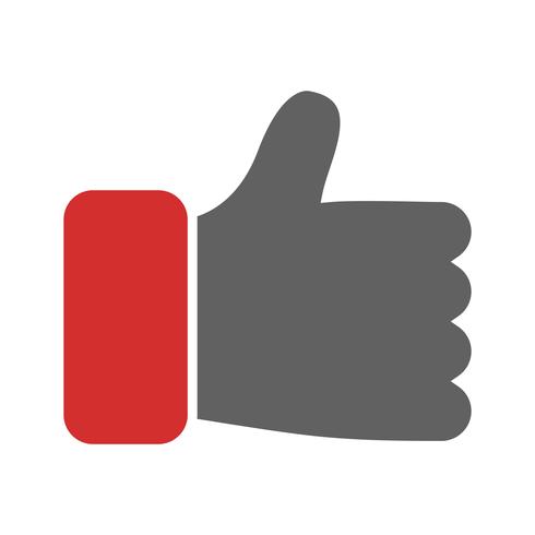 Like Icon Design vector