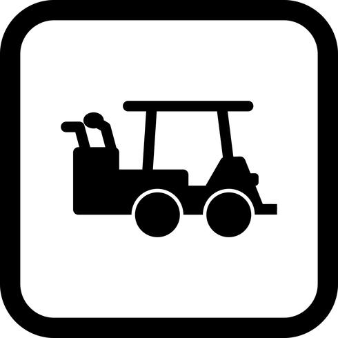 Golf Cart Icon Design vector