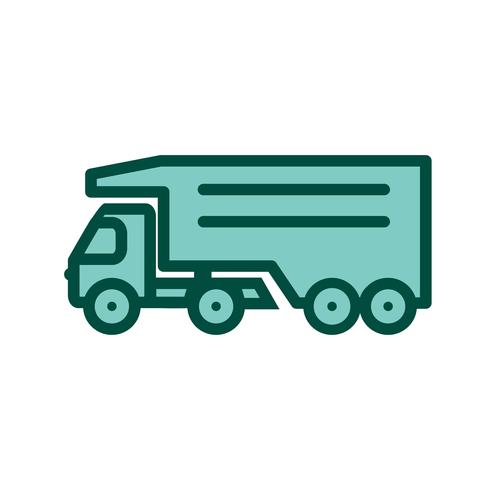 Tipper Truck Icon Design