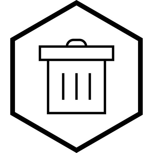 Trash Icon Design vector