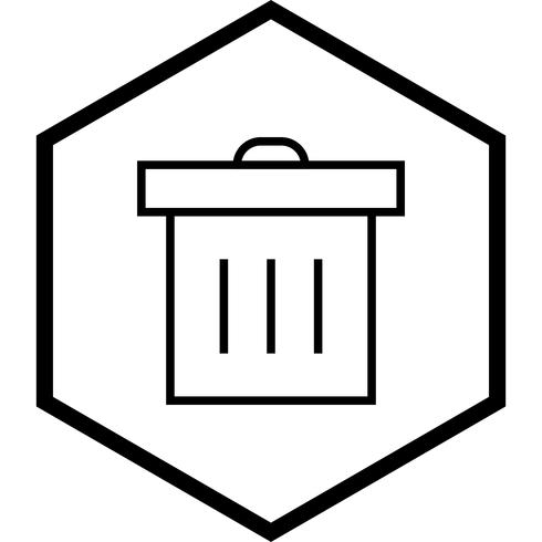 Trash Icon Design vector