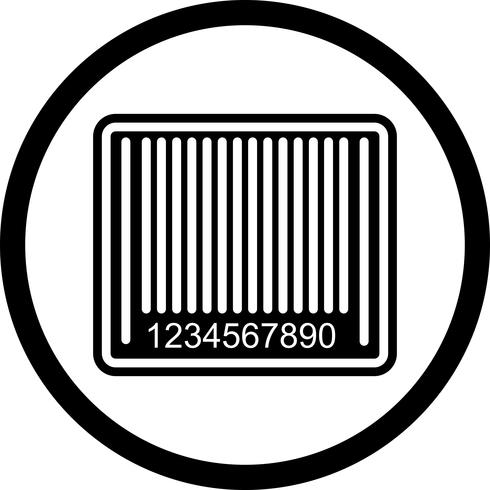 Barcode Icon Design vector