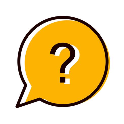 Question Icon Design vector