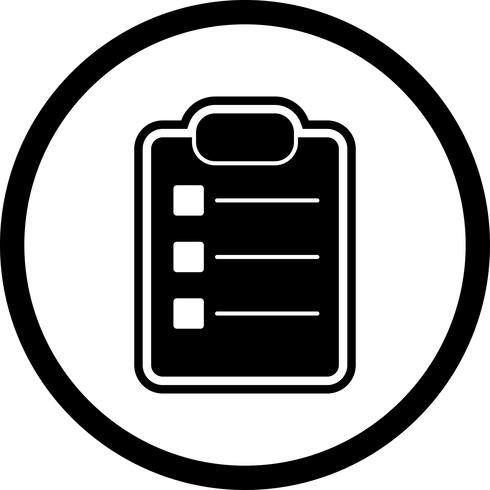 List Icon Design vector