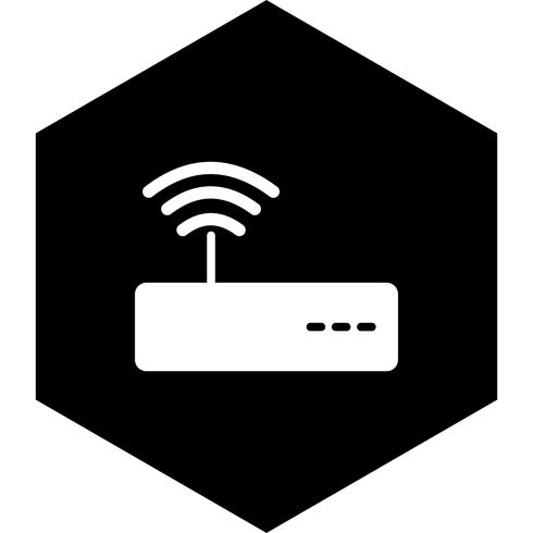 Diseño de icono de wifi vector