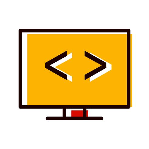 Code optimization Icon Design vector