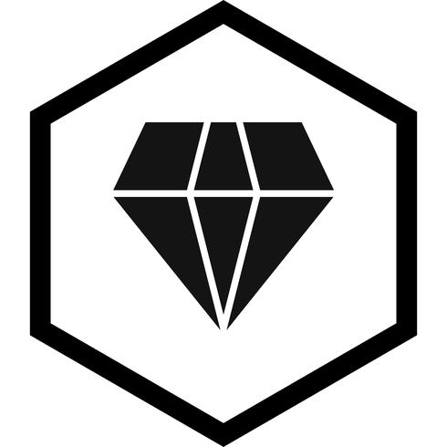 Diseño de icono de diamante vector