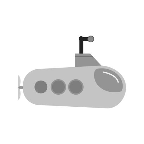 Diseño de iconos submarinos vector
