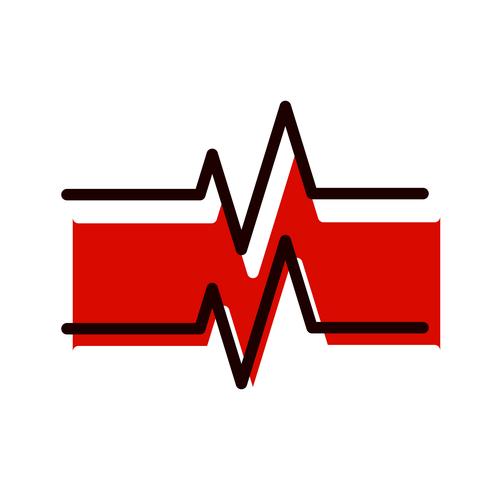 Pulse Rate Icon Design vector