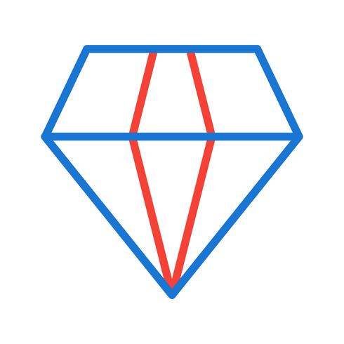 Diseño de icono de diamante vector