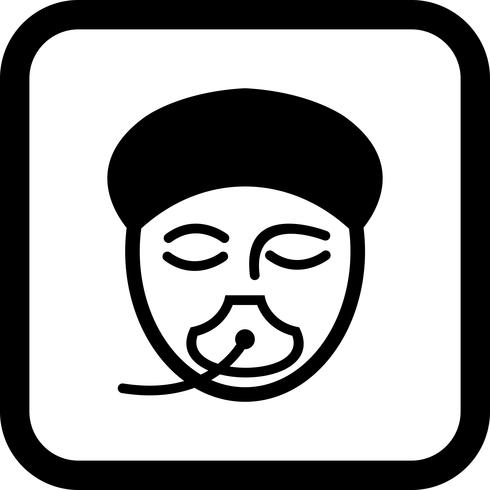 Diseño de iconos de anestesia vector