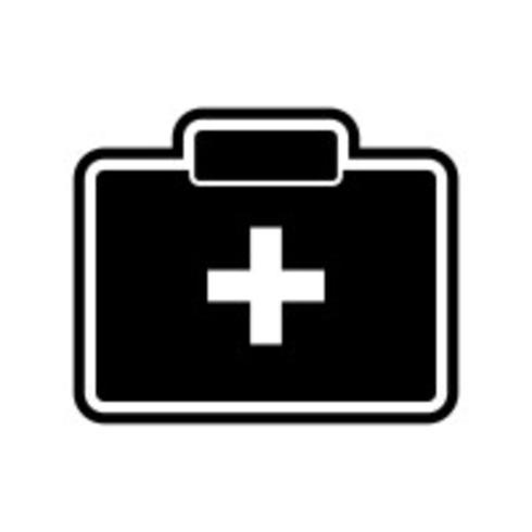 First Aid Box Icon Design vector