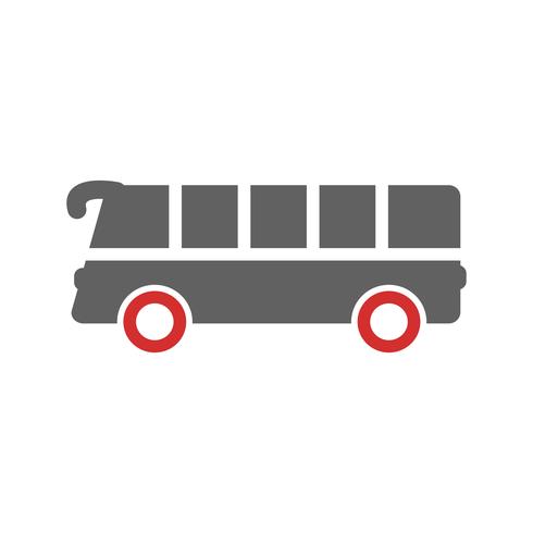 Diseño de ícono de autobús vector