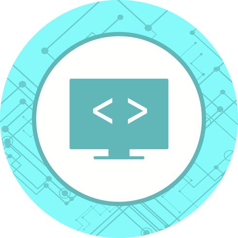 Optimización de código Icon Design vector