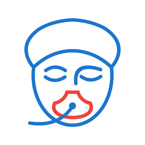 Anesthesia Icon Design vector
