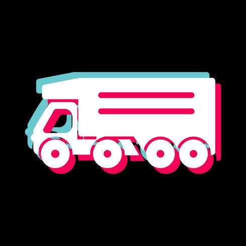 Tipper Truck Icon Design vector