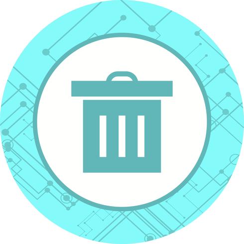 Trash Icon Design vector