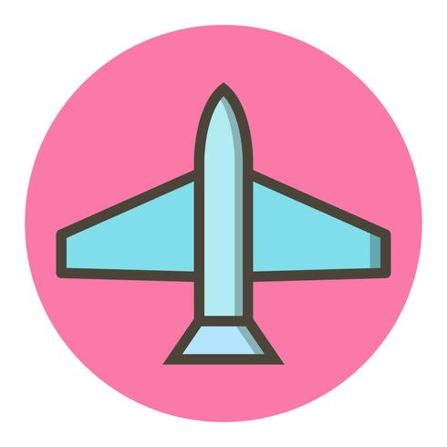 Fighter Jet Icon Design vector