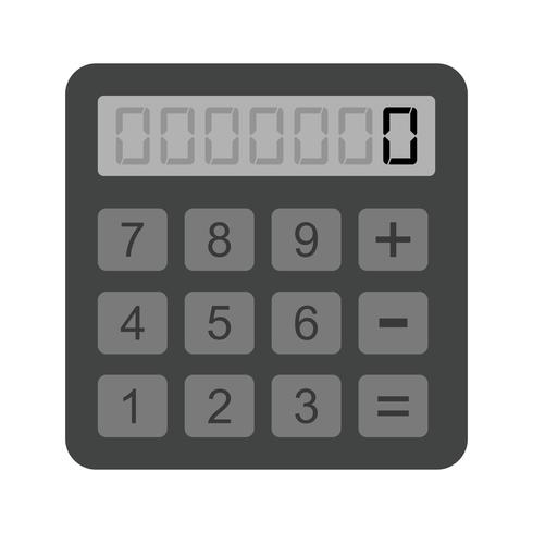 Diseño de iconos de calculadora vector