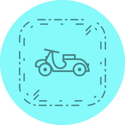 diseño de icono de vespa vector