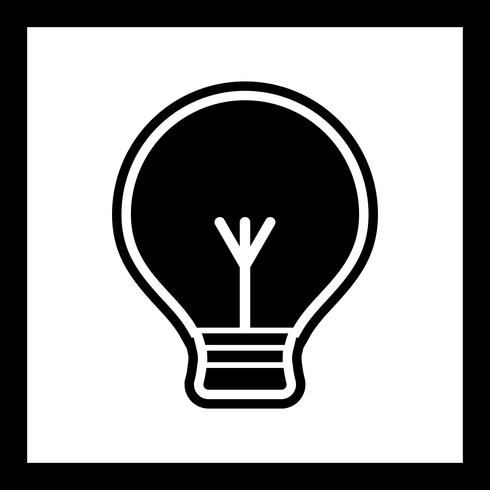 Bulb Icon Design vector