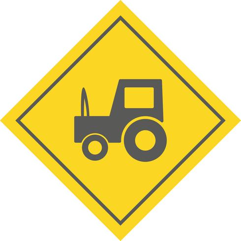 Tractor Icon Design vector