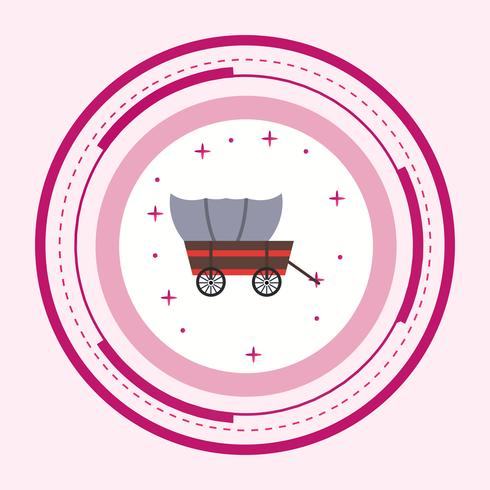 Wagon Icon Design vector